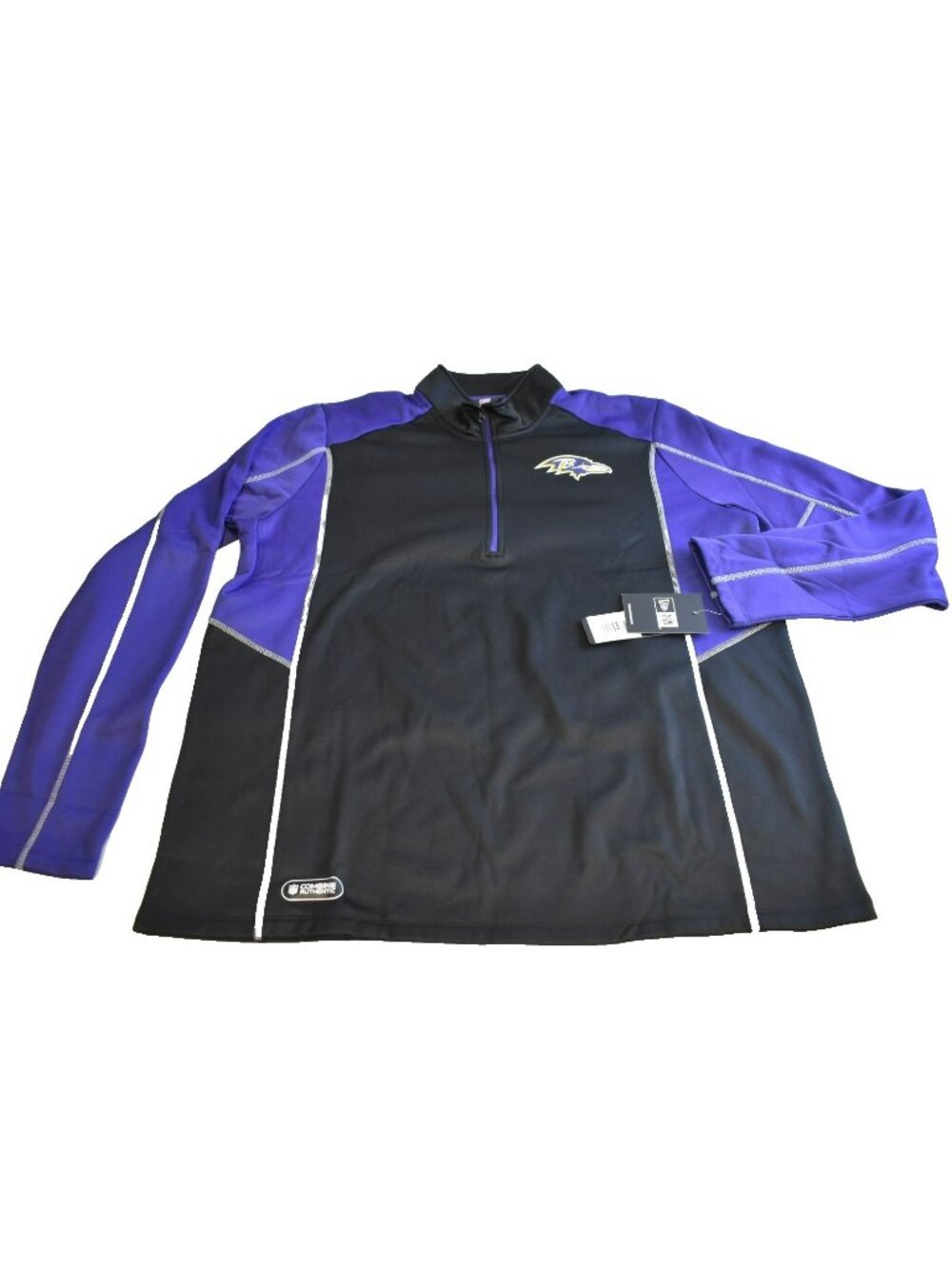 Baltimore Ravens New Era NFL Team Apparel XXL 1/4 Zip Sweater NWT